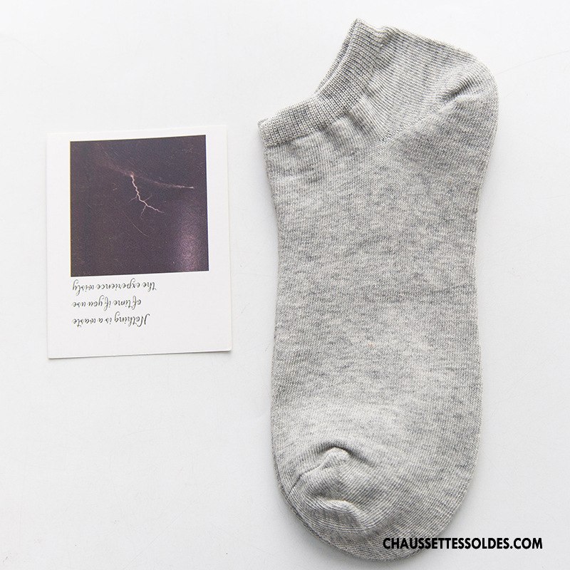 Chaussettes Courtes Femme Chaussette Courte Absorber La Sueur Invisible Mouvement Homme Chaussettes En Coton Bleu Marin Clair