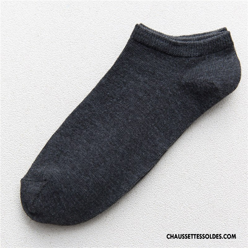 Chaussettes Courtes Femme Chaussette Courte Dame Invisible Été Chaussettes En Coton Mouvement Jaune Clair