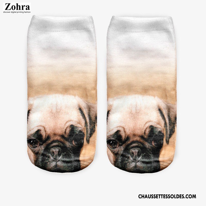 Chaussettes Courtes Femme Chaussette Courte Le Nouveau Chaussette Basse Coupée Adulte Impression Blanc