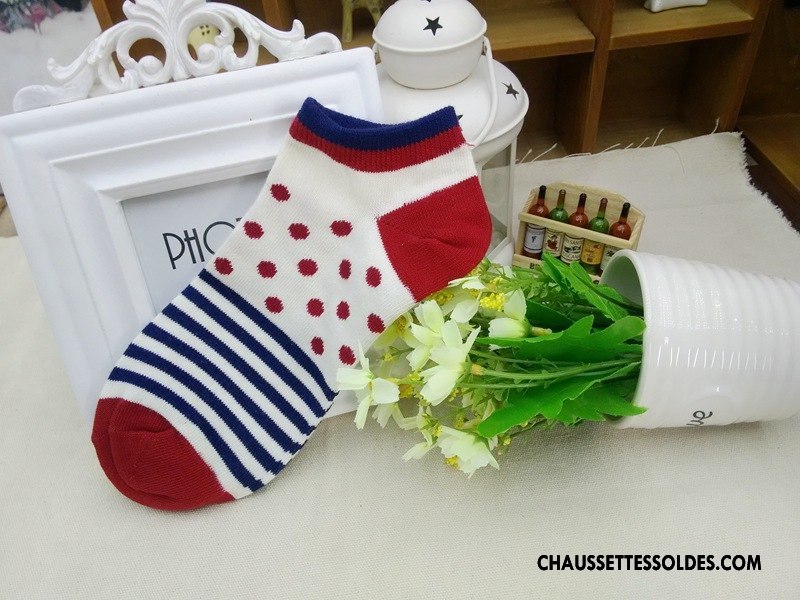 Chaussettes Courtes Femme Chaussettes En Coton Petit Bien Tous Les Assortis Chaussette Basse Coupée Dame Couleurs De Bonbons Couleur De Contraste Coloré