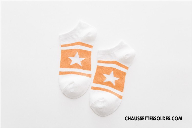 Chaussettes Courtes Femme Chaussettes En Coton Printemps Gros Été Le Nouveau Chaussette Basse Coupée Couleurs De Bonbons Bleu