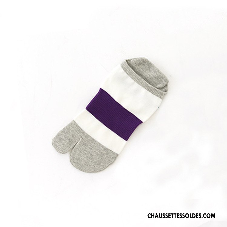 Chaussettes Courtes Femme Confortable Coton Bio Dame Violet
