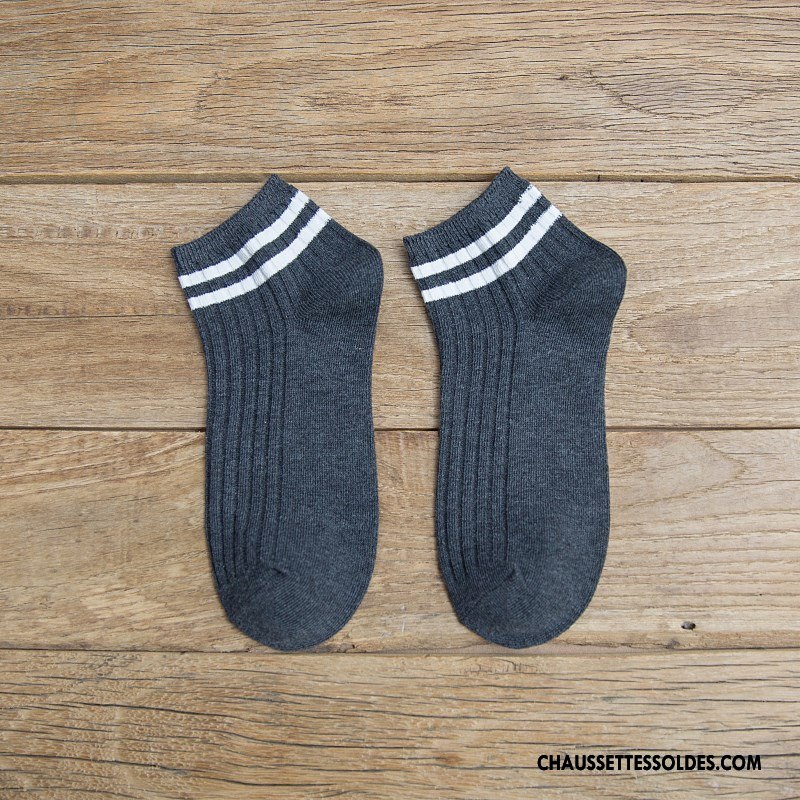 Chaussettes Courtes Femme Dame Chaussette Courte Mouvement Vent D'université Coton Bio Nouvelles Arrivées Blanc