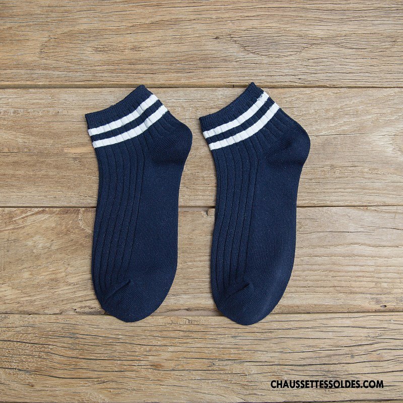 Chaussettes Courtes Femme Dame Chaussette Courte Mouvement Vent D'université Coton Bio Nouvelles Arrivées Blanc