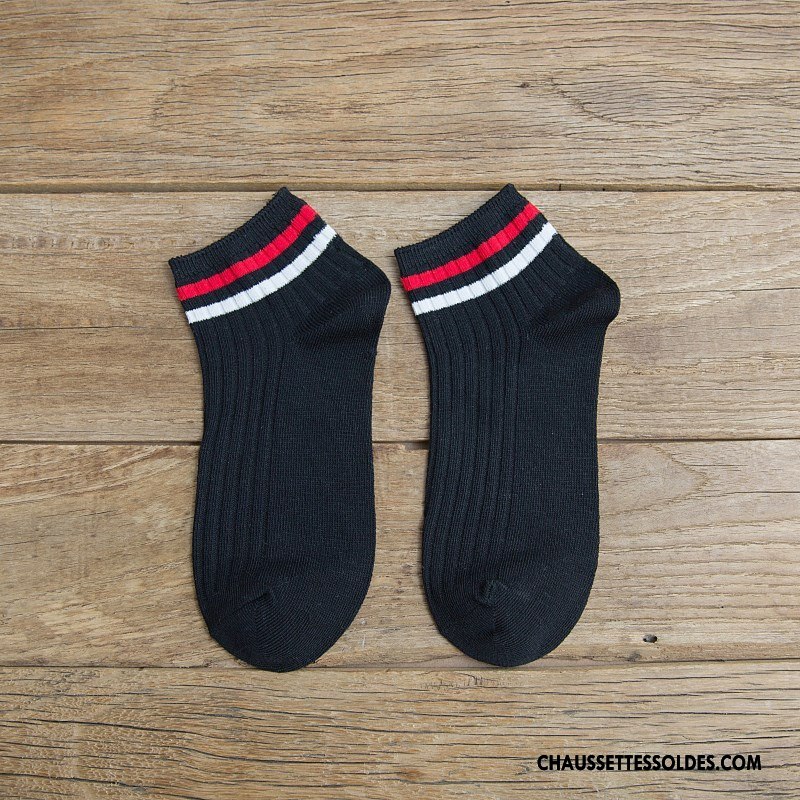 Chaussettes Courtes Femme Dame Chaussette Courte Mouvement Vent D'université Coton Bio Nouvelles Arrivées Blanc
