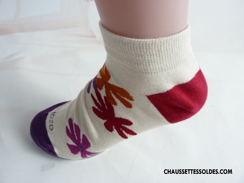 Chaussettes Courtes Femme Dame Chaussettes En Coton Absorber La Sueur Mouvement Le Nouveau Hiver Violet