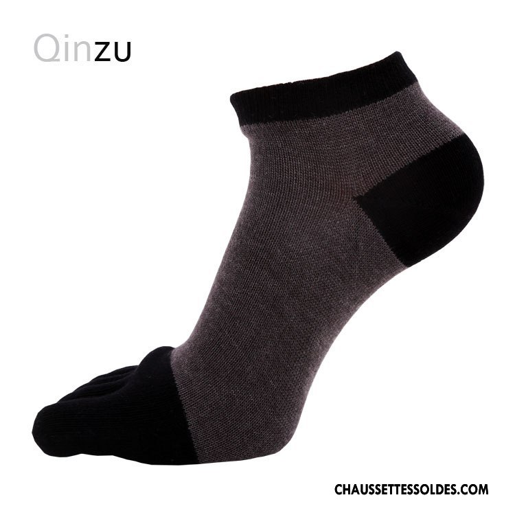 Chaussettes Courtes Femme Dame Cinq Doigts Charmant Matelassé Chaussette Basse Coupée Légèrement Rose
