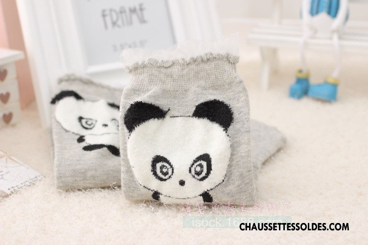 Chaussettes Courtes Femme Dessin Animé Nouvelles Arrivées Bleu