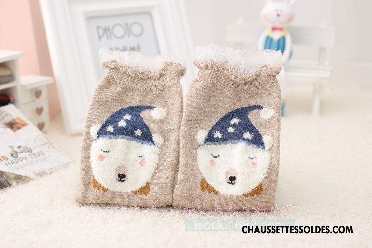 Chaussettes Courtes Femme Dessin Animé Nouvelles Arrivées Bleu