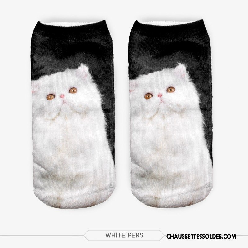 Chaussettes Courtes Femme Europe Chaussette Courte Chaussette Basse Coupée Style Chaud Impression