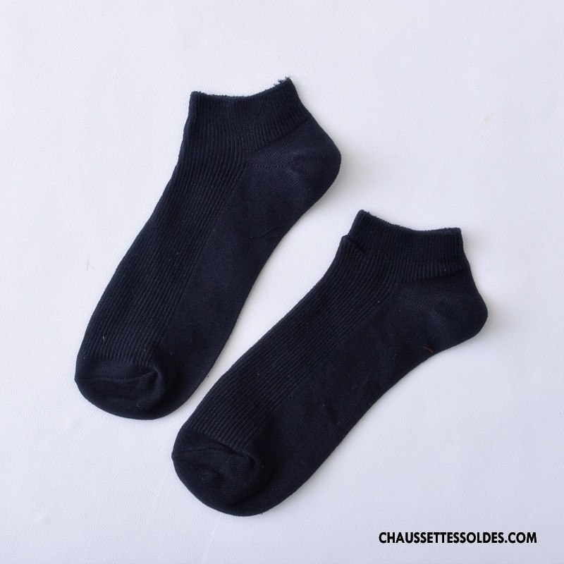 Chaussettes Courtes Femme Frais Chaussette Basse Coupée Dame 100% Coton Doux Chaussette Courte Couleurs De Bonbons Pure Rose