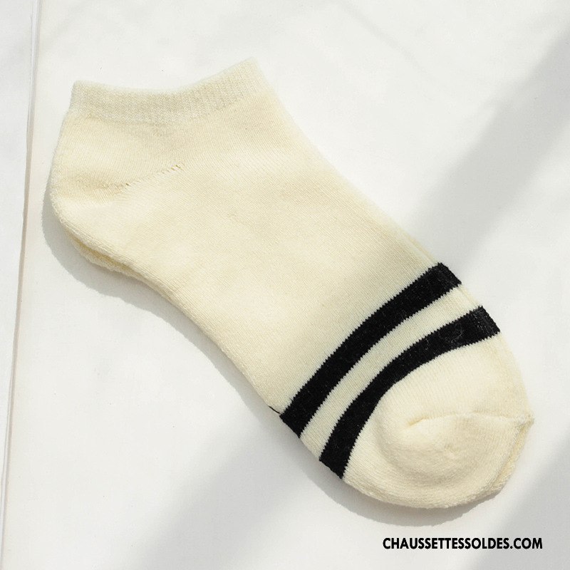 Chaussettes Courtes Femme Hiver Thermiques Renforcé Beige Dame Plus De Velours Blanc