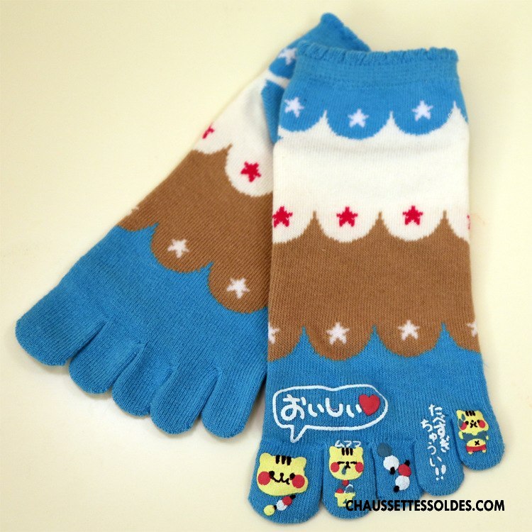 Chaussettes Courtes Femme Le Nouveau Cinq Doigts Absorber La Sueur Respirant L'automne Hiver Rouge