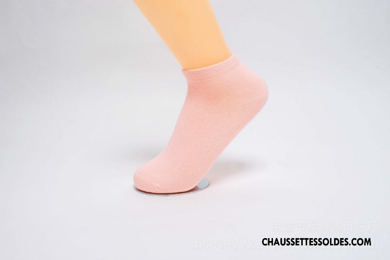 Chaussettes Courtes Femme Le Nouveau Printemps Invisible Matelassé Chaussette Basse Coupée Couleurs De Bonbons Violet Clair