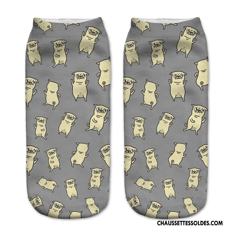 Chaussettes Courtes Femme Modèles Féminins Invisible Le Nouveau Chaussette Basse Coupée Chaussette Courte Adulte Impression Bleu Clair