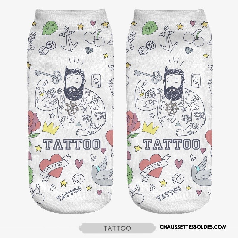 Chaussettes Courtes Femme Modèles Féminins Invisible Le Nouveau Chaussette Basse Coupée Chaussette Courte Adulte Impression Bleu Clair