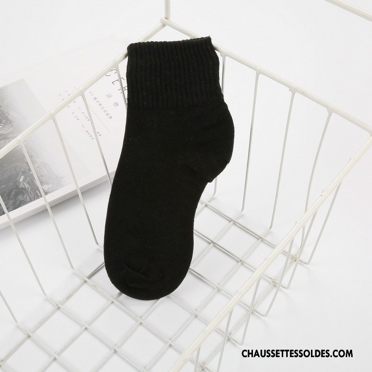 Chaussettes Courtes Femme Nouvelles Arrivées Rayé Chaussette Courte Hiver Gros Dame Bleu