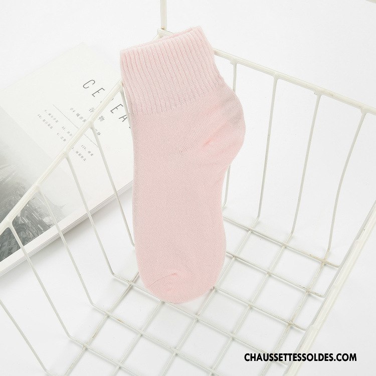 Chaussettes Courtes Femme Nouvelles Arrivées Rayé Chaussette Courte Hiver Gros Dame Bleu
