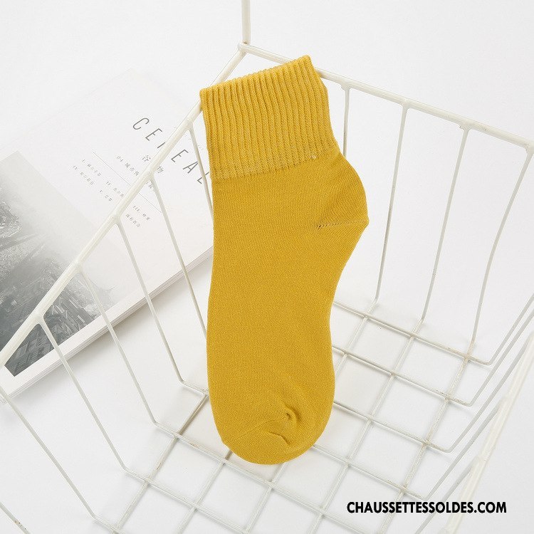 Chaussettes Courtes Femme Nouvelles Arrivées Rayé Chaussette Courte Hiver Gros Dame Bleu