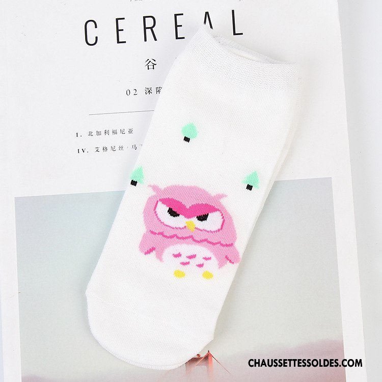 Chaussettes Courtes Femme Petit Dame Le Nouveau Matelassé Chat Vente Chaude Blanc