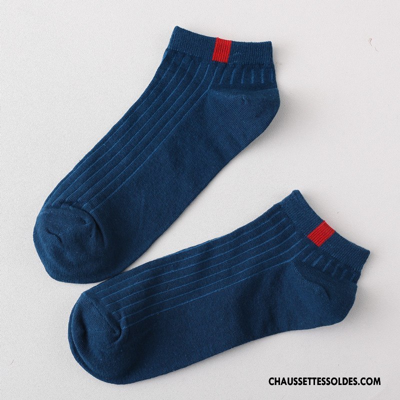 Chaussettes Courtes Femme Printemps Chaussette Basse Coupée Mouvement Été Nouvelles Arrivées Chaussette Courte Pure Rouge Clair