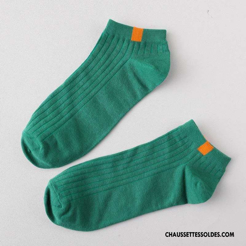 Chaussettes Courtes Femme Printemps Chaussette Basse Coupée Mouvement Été Nouvelles Arrivées Chaussette Courte Pure Rouge Clair