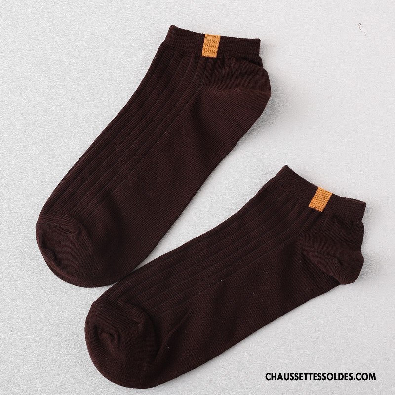 Chaussettes Courtes Femme Printemps Chaussette Basse Coupée Mouvement Été Nouvelles Arrivées Chaussette Courte Pure Rouge Clair