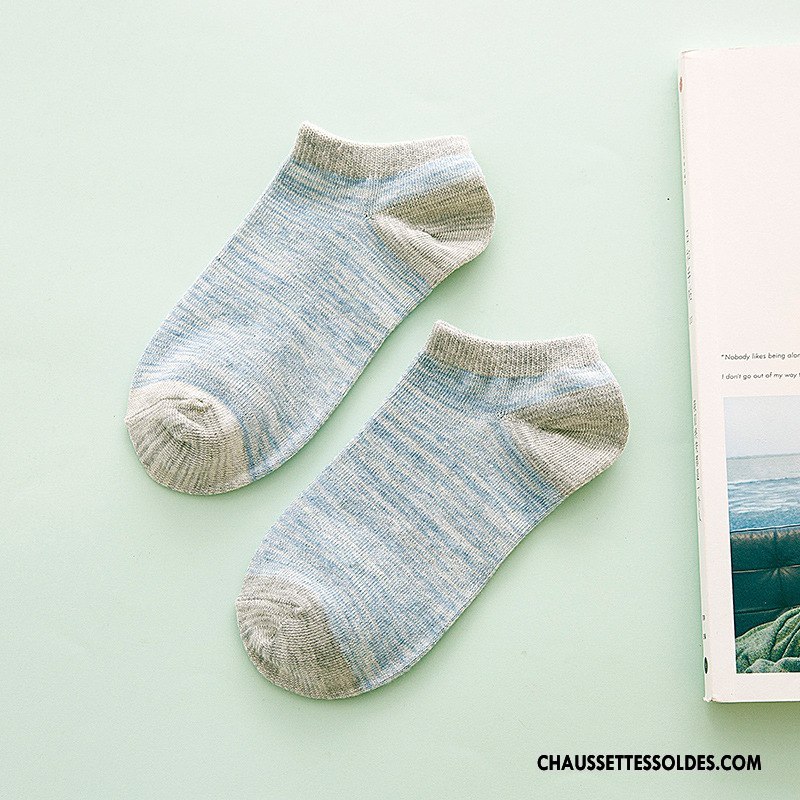 Chaussettes Courtes Femme Printemps Invisible Dame Matelassé Le Nouveau Doux Rose