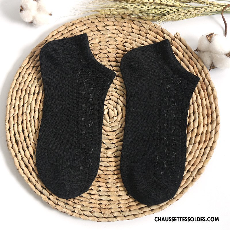 Chaussettes Courtes Femme Renforcé Le Nouveau L'automne Chaussette Basse Coupée Hiver Mouvement Pure Marron / Brun