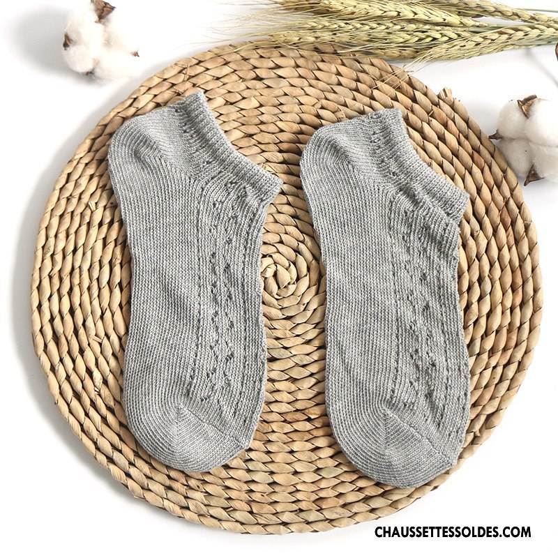 Chaussettes Courtes Femme Renforcé Le Nouveau L'automne Chaussette Basse Coupée Hiver Mouvement Pure Marron / Brun
