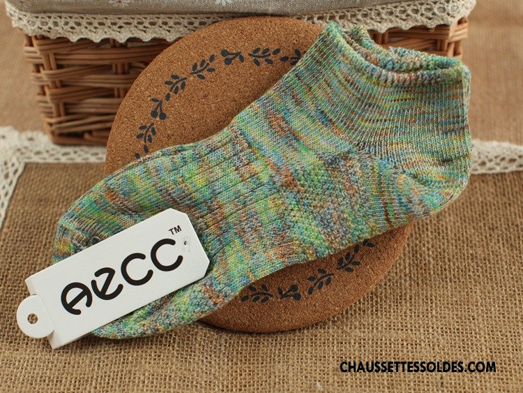 Chaussettes Courtes Femme Style Chaud Style National Chaussette Basse Coupée Le Nouveau Pure Coloré