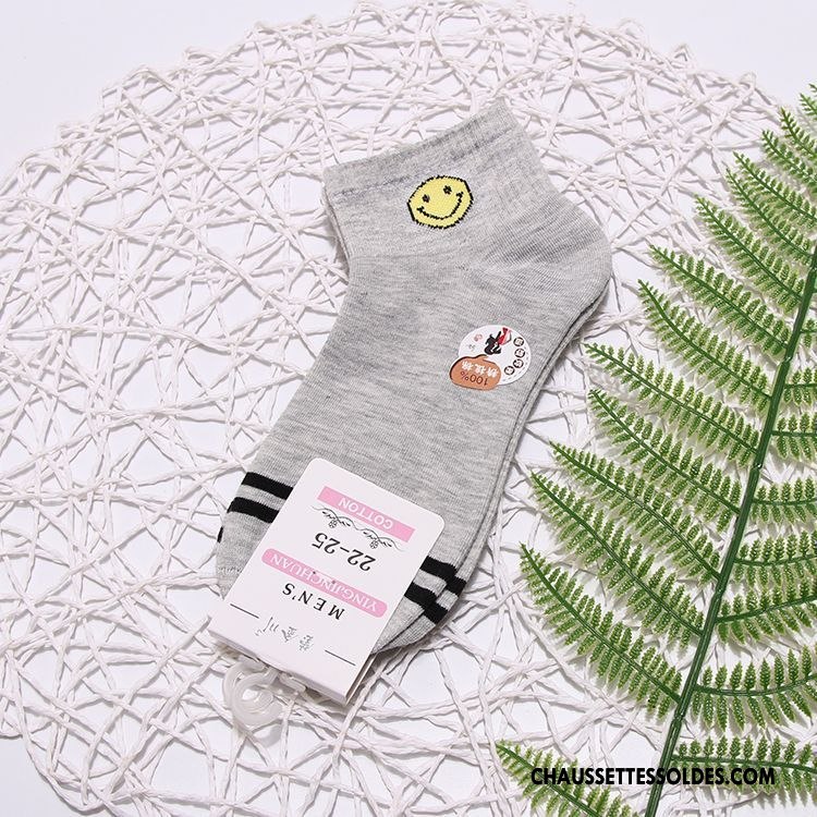 Chaussettes Courtes Femme Taille Basse Mouvement Chaussette Basse Coupée Vent D'université Vente Chaude Élève Violet Clair