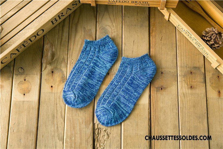 Chaussettes Courtes Femme Tendance Le Nouveau Chaussette Basse Coupée Chaussettes En Coton Style National Rouge Violet