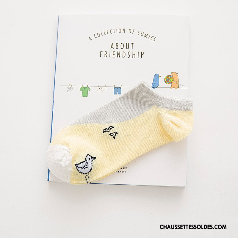 Chaussettes Courtes Femme Été Chaussette Basse Coupée 100% Coton Chaussette Courte Élève Couleurs De Bonbons Bleu Clair