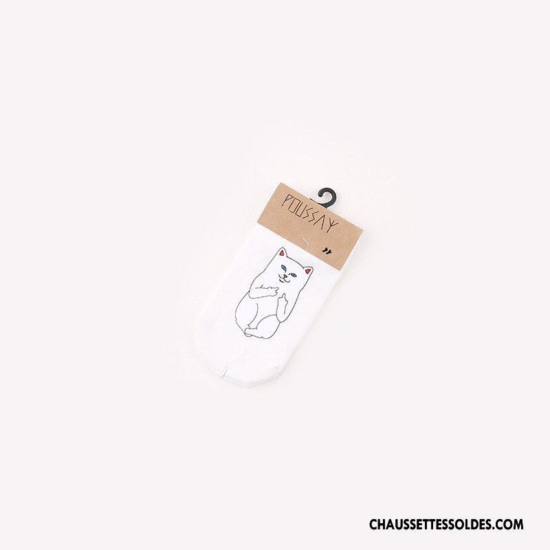 Chaussettes Courtes Femme Été Dame Nouvelles Arrivées Créateur De Tendances Simple Coton Bio Blanc Noir Clair