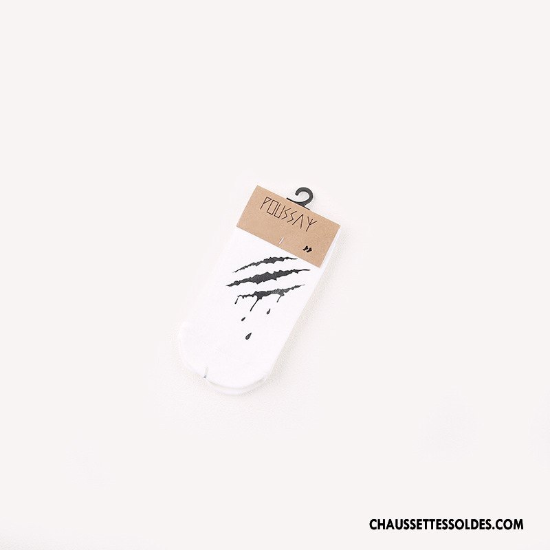 Chaussettes Courtes Femme Été Dame Nouvelles Arrivées Créateur De Tendances Simple Coton Bio Blanc Noir Clair