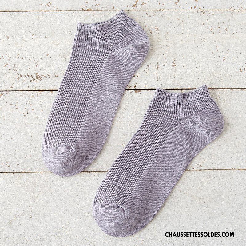 Chaussettes Courtes Femme Été Tendance Printemps Nouvelles Arrivées Chaussette Basse Coupée Chaussette Courte Rose Clair