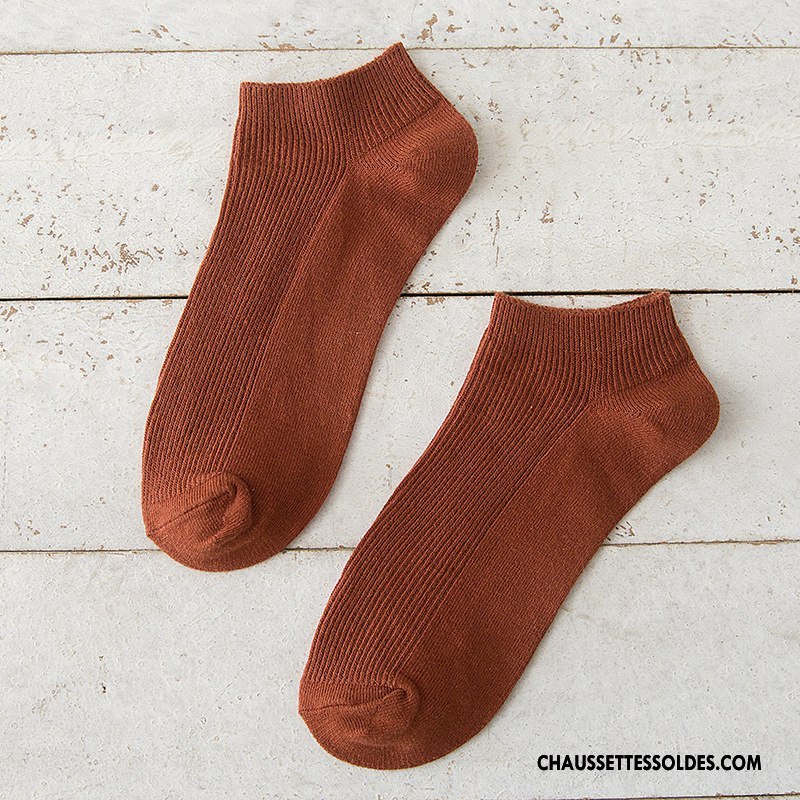 Chaussettes Courtes Femme Été Tendance Printemps Nouvelles Arrivées Chaussette Basse Coupée Chaussette Courte Rose Clair