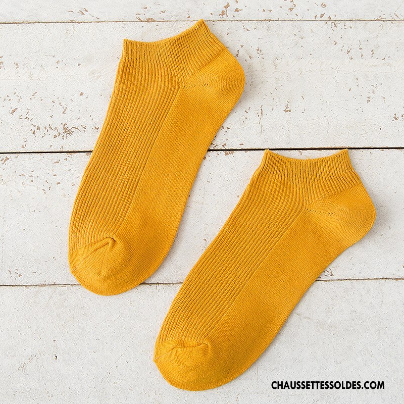 Chaussettes Courtes Femme Été Tendance Printemps Nouvelles Arrivées Chaussette Basse Coupée Chaussette Courte Rose Clair