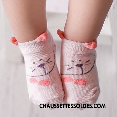 Chaussettes Courtes Fille Antidérapant Bébé Coton Bio Nouveau Chaussette Basse Coupée Le Nouveau Blanc