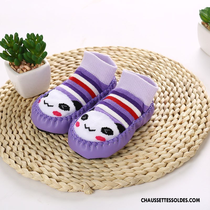Chaussettes Courtes Fille Antidérapant Chaussette Basse Coupée Bébé Cuir Renforcé L'automne Bordeaux