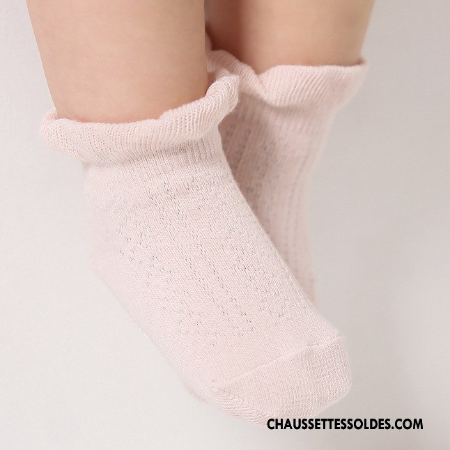 Chaussettes Courtes Fille Antidérapant Enfant Coton Bio L'automne Chaussette Basse Coupée Dentelle Gris