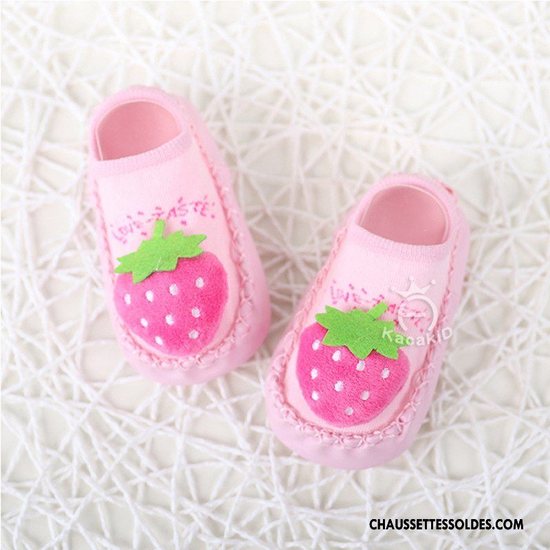Chaussettes Courtes Fille Bébé Chaussures De Skate Antidérapant L'automne Printemps Enfant Violet