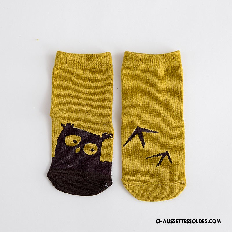 Chaussettes Courtes Fille Bébé Coton Bio Printemps Homme Dessin Animé L'automne Bleu