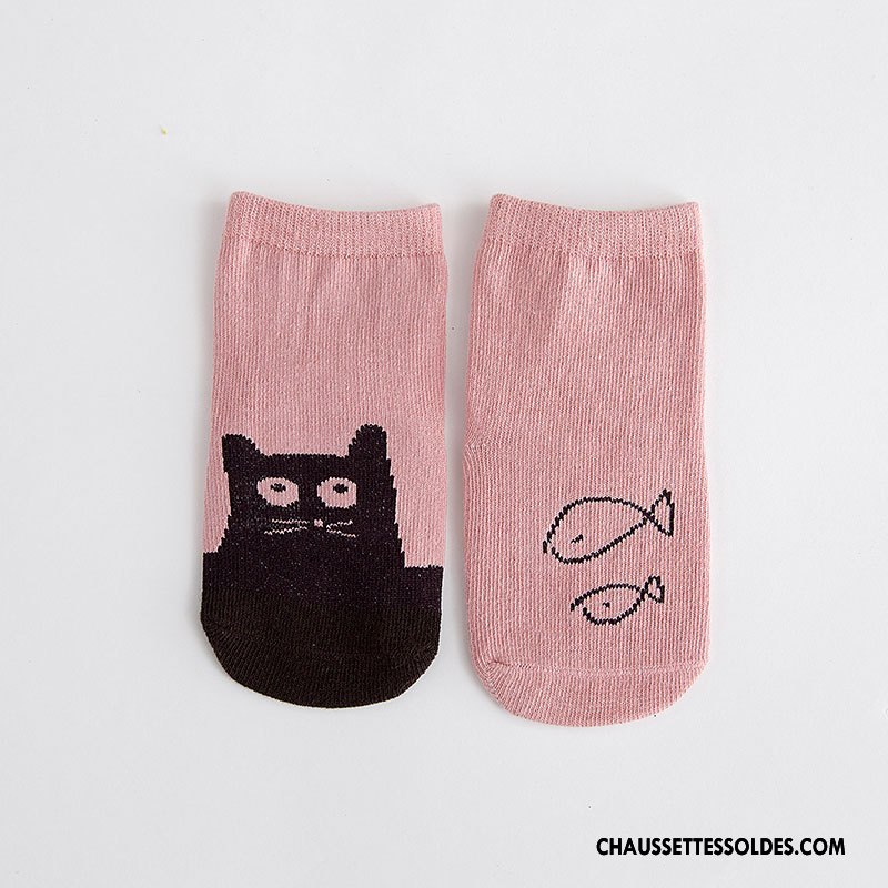 Chaussettes Courtes Fille Bébé Coton Bio Printemps Homme Dessin Animé L'automne Bleu