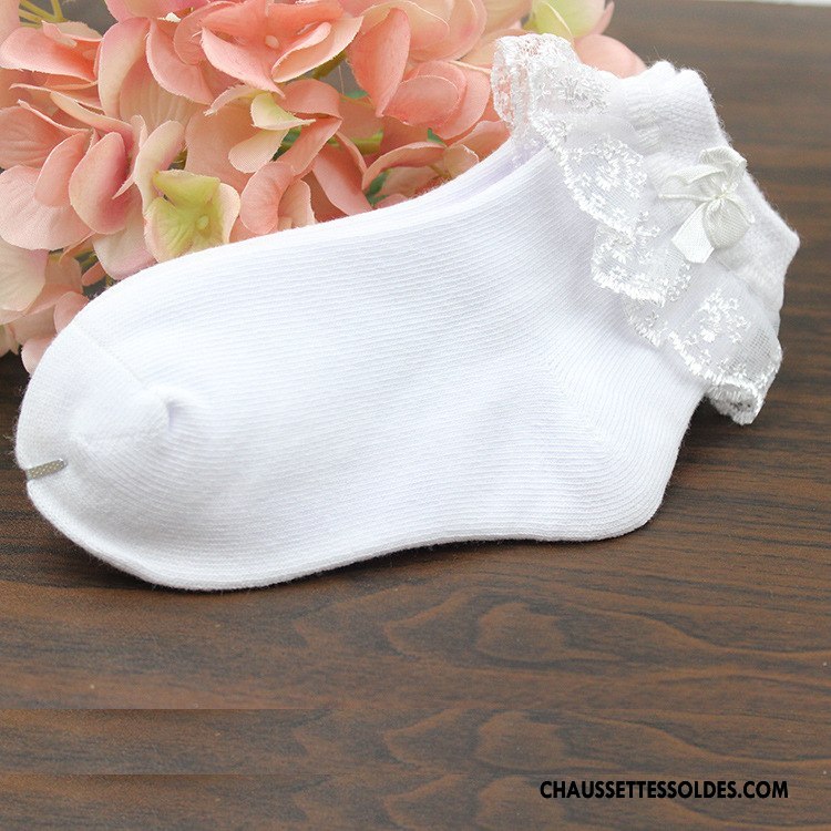 Chaussettes Courtes Fille Bébé Enfant Printemps Petit L'automne Coton Bio Rose
