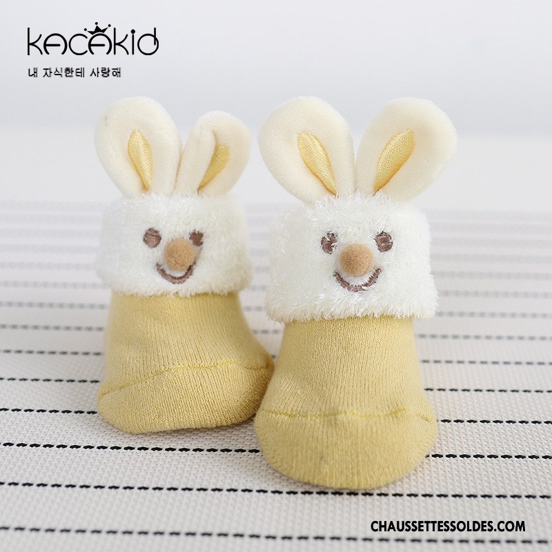 Chaussettes Courtes Fille Bébé Homme Enfant L'automne Terry Petit Bleu
