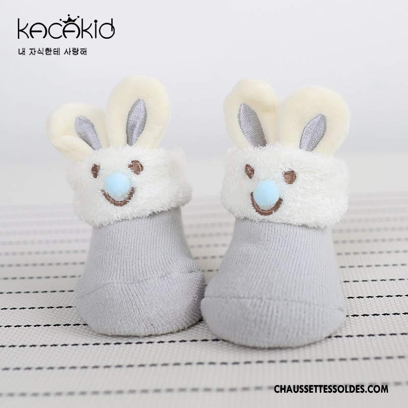Chaussettes Courtes Fille Bébé Homme Enfant L'automne Terry Petit Bleu
