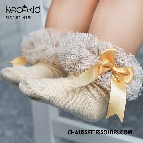 Chaussettes Courtes Fille Chaussette Courte Chaussettes En Coton Doux Enfant Papillon Femme Blanc