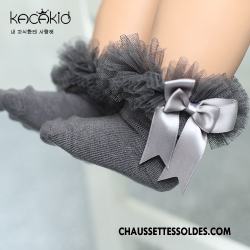 Chaussettes Courtes Fille Chaussette Courte Chaussettes En Coton Doux Enfant Papillon Femme Blanc